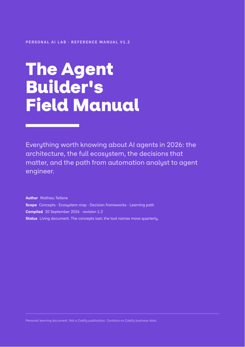 Cover of The Agent Builder's Field Manual